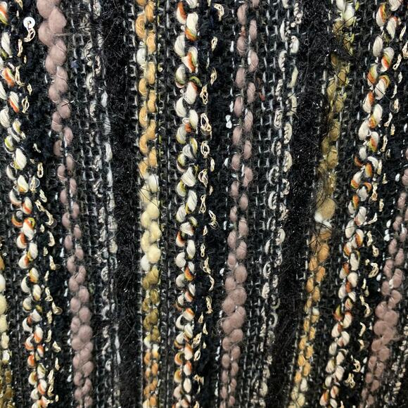 Free People Boucle Knit Bodycon Cap Sleeve Dress Little Black Dress LBD S Small - Picture 9 of 14